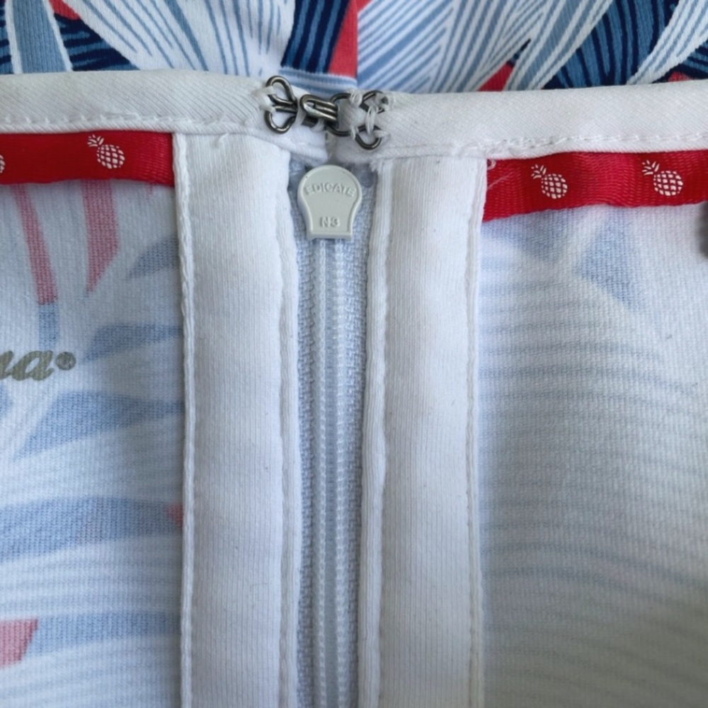 TOMMY BAHAMA Sleeveless Tropical Leaf Print Dress - Picture 6 of 7